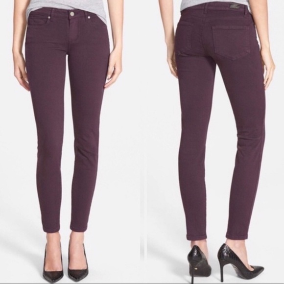 PAIGE Denim - PAIGE Verdugo ankle purple pants size 27